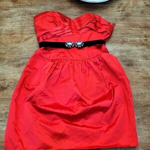 BCBG Red Cocktail Dress Size 04